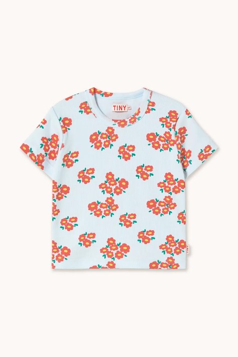 Дитяча футболка Tinycottons BLOSSOMS RIB TEE — фото 2
