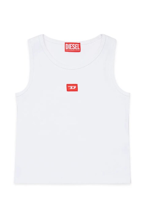 Diesel top dziecięcy TPACI T-SHIRT kolor biały J02594