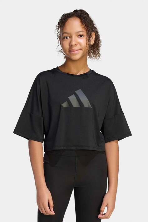 adidas t-shirt παιδικό μαύρο KB6870