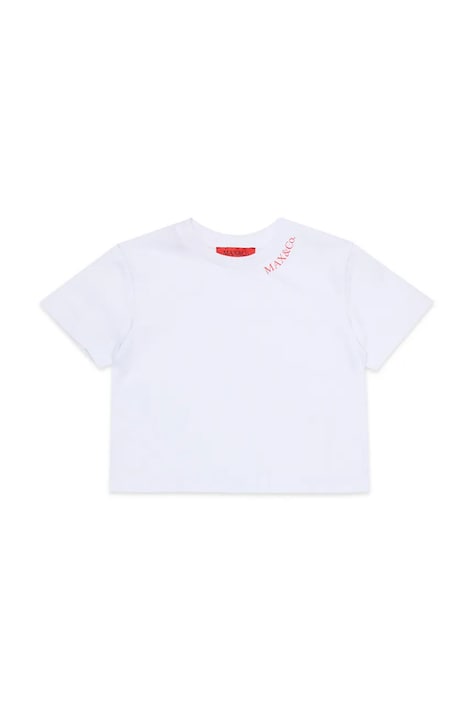 MAX&Co. t-shirt bawełniany dziecięcy MAXT34F T-SHIRT kolor biały MX0334