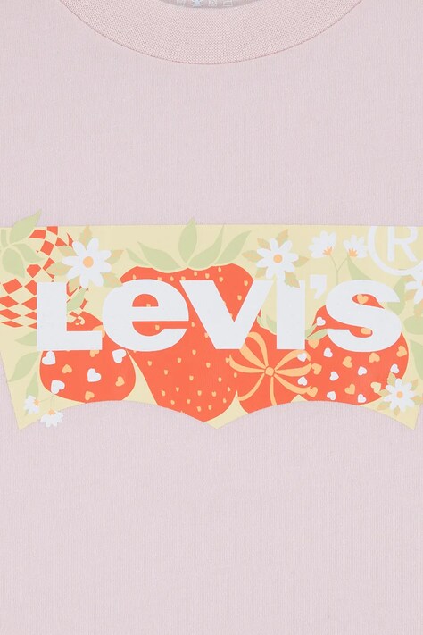 Дитяча футболка Levi's STRAWBERRY SS BATWING TEE — фото 4