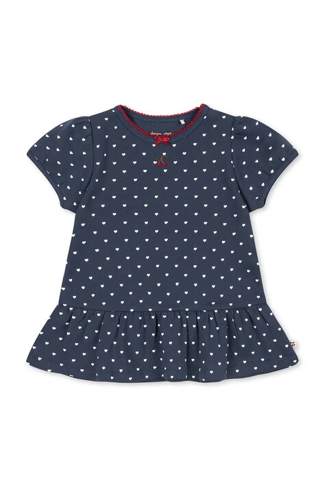 Konges Sløjd t-shirt bawełniany dziecięcy CLASSIC TEE GOTS kolor granatowy KS104735