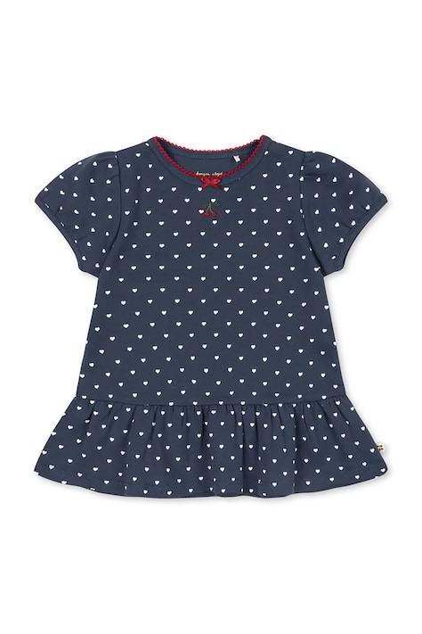 Detské bavlnené tričko Konges Sløjd CLASSIC TEE GOTS tmavomodrá farba, KS104735