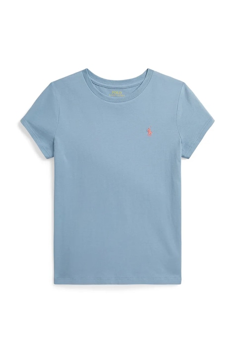 Polo Ralph Lauren t-shirt bawełniany dziecięcy kolor niebieski 313833549500