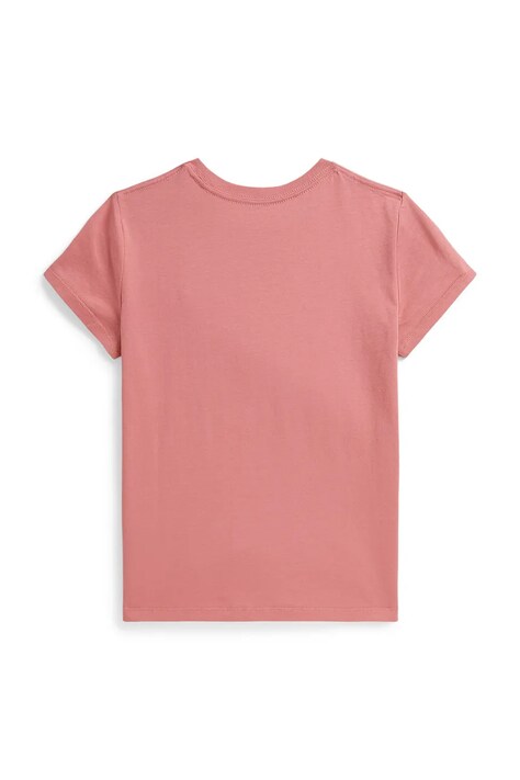 Polo Ralph Lauren t-shirt bawełniany dziecięcy kolor różowy 313833549502