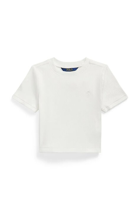 Polo Ralph Lauren t-shirt bawełniany dziecięcy kolor biały 313A96144001