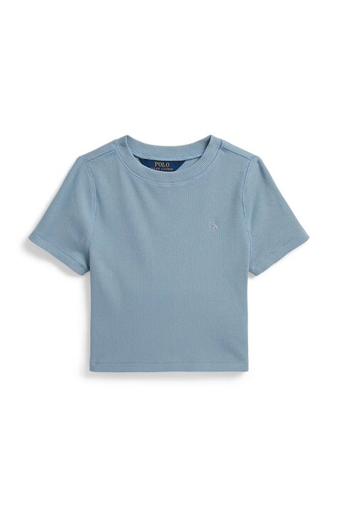 Polo Ralph Lauren t-shirt bawełniany dziecięcy kolor niebieski 313A96144007