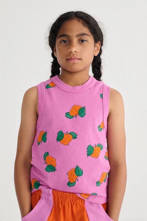 Bobo Choses top copii Tangerine culoarea roz, B126AC028