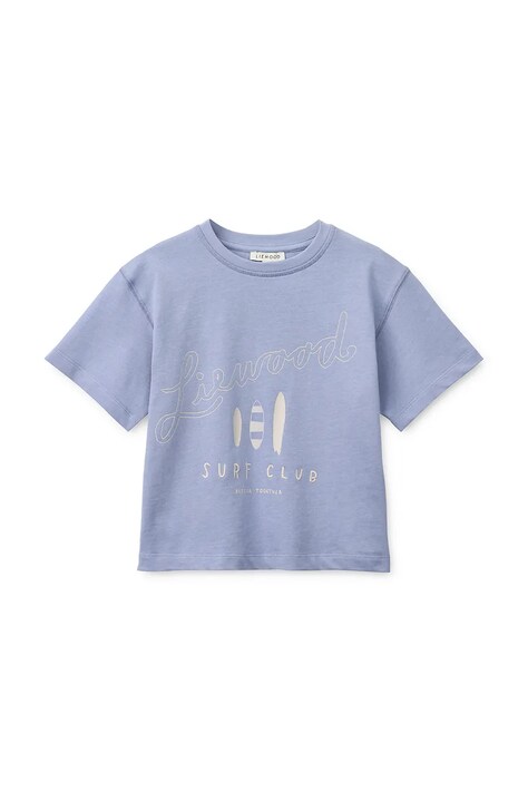 Дитяча бавовняна футболка Liewood Tyler Placement SS T-shirt — фото 2