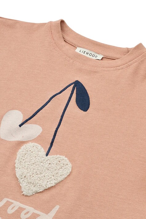 Дитяча бавовняна футболка Liewood Tyler Placement SS T-shirt — фото 3