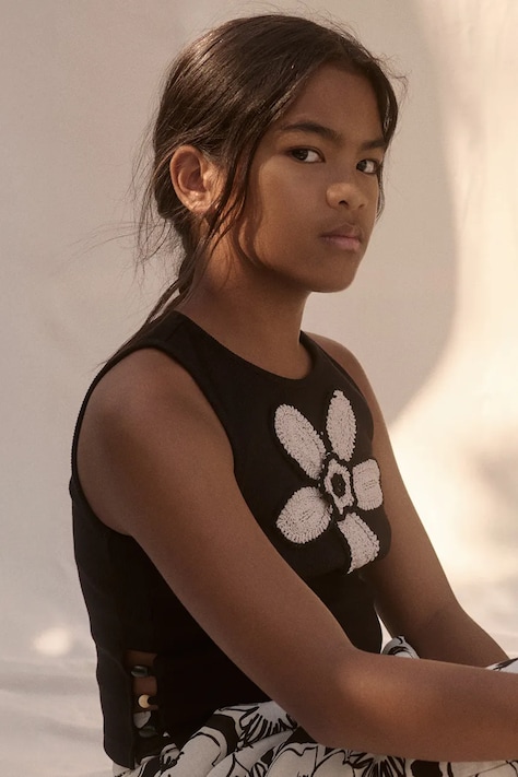 Παιδικό top Abel&Lula χρώμα: μαύρο, 5174