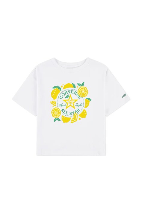 Converse t-shirt dziecięcy kolor biały 3CJ523