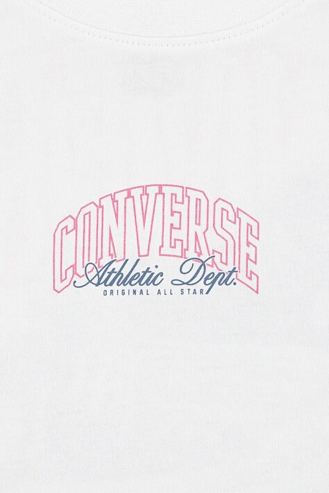 Дитяча футболка Converse — SS26-TSG07N, білий — фото 4