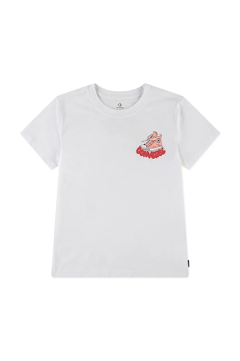 Converse t-shirt dziecięcy kolor biały 4CJ021