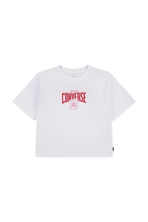 Converse t-shirt dziecięcy kolor biały 4CJ064