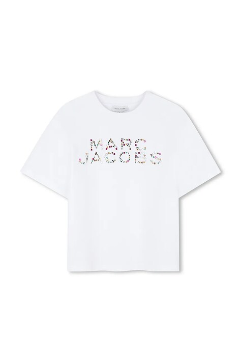 Marc Jacobs t-shirt bawełniany dziecięcy kolor biały W60746