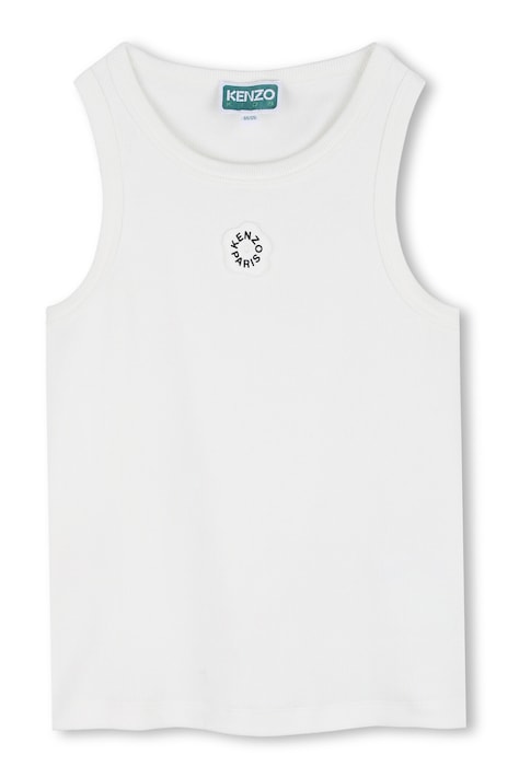 Detský top Kenzo Kids biela farba, K61880