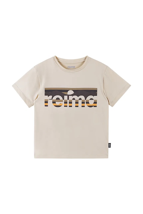 Reima T-shirt dziecięcy Vauhdikas Xylitol Cool UV 40+ beżowy 5200189B