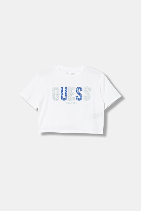 Guess t-shirt dziecięcy kolor biały J6GI07 K6YW4