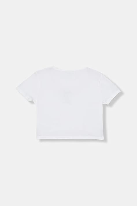 Guess T-shirt παιδικό βαμβακερό με ελαστάν λευκό J6GI10 K6YW4