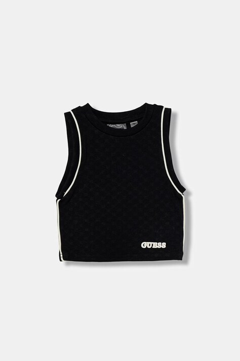 Guess top dziecięcy czarny J6GI37 KF972