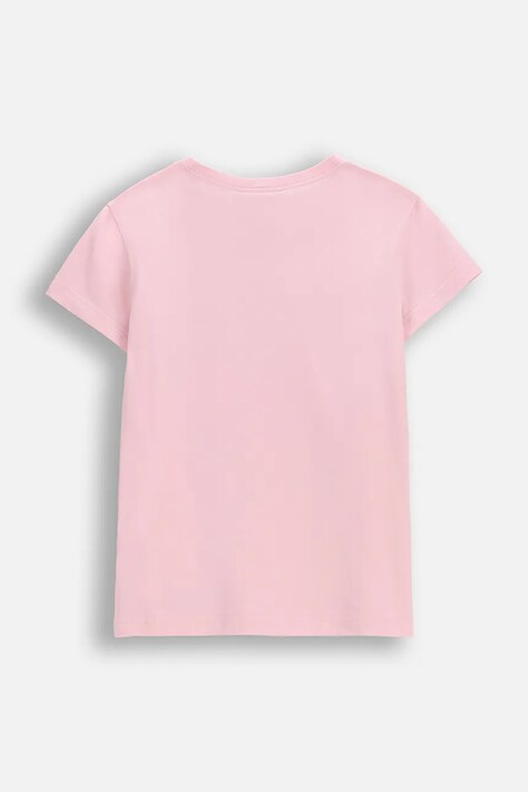 Coccodrillo t-shirt dziecięcy kolor różowy EVERYDAY GIRL