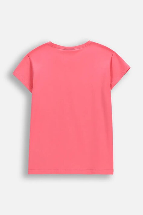 Coccodrillo t-shirt dziecięcy kolor różowy EVERYDAY GIRL