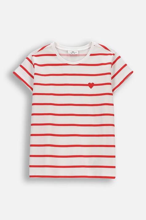 Coccodrillo t-shirt dziecięcy kolor czerwony EVERYDAY GIRL