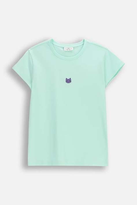 Coccodrillo tricou copii culoarea turcoaz, EVERYDAY GIRL