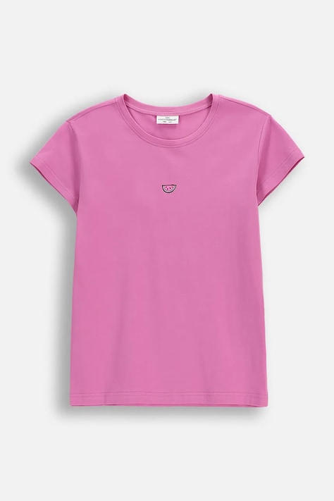 Детска тениска Coccodrillo в розово EVERYDAY GIRL