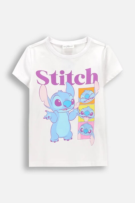 Coccodrillo tričko dětské bavlněné bílé LICENCE GIRL