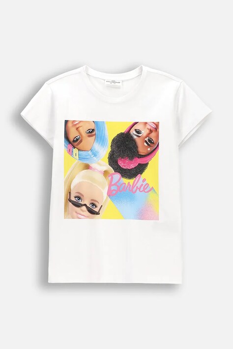 Coccodrillo t-shirt per bambini in cotone con elastan bianca LICENCE GIRL