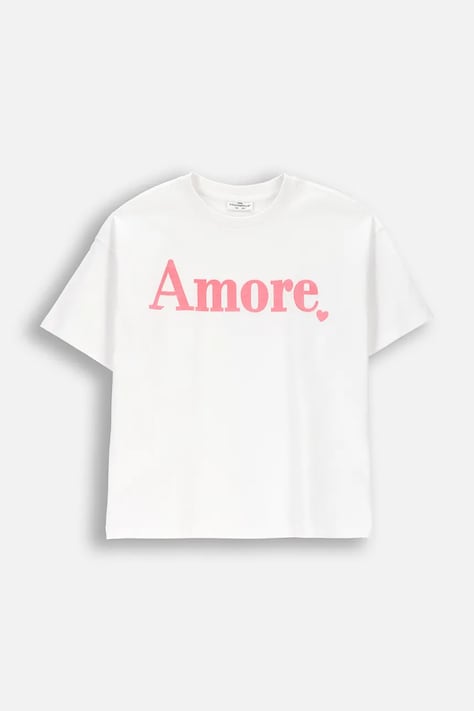 Coccodrillo kratka majica otroška bombažna bela FANTASY SPRING GIRL JUNIOR