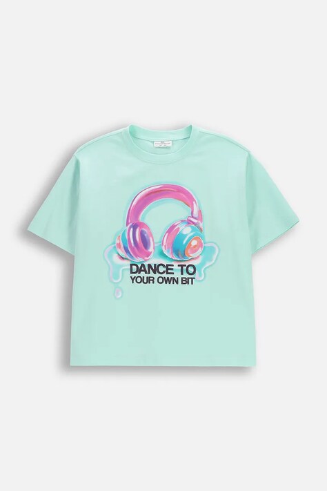 Coccodrillo t-shirt παιδικό με βαμβάκι πράσινο SWEET SHOP GIRL JUNIOR