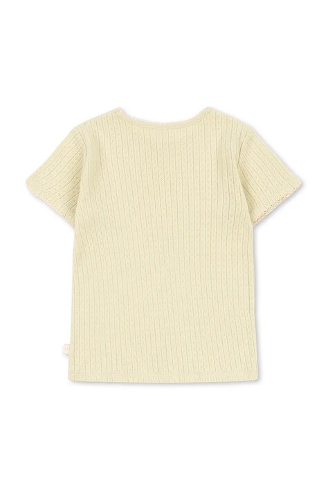 Konges Sløjd футболка дитяча бавовняна MINNIE TEE GOTS — SS26-TSG0FH, жовтий — фото 2