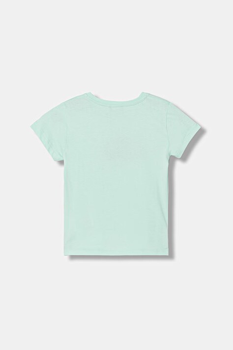 United Colors of Benetton футболка дитяча бавовняна — SS26-TSG0FR, бірюзовий — фото 2