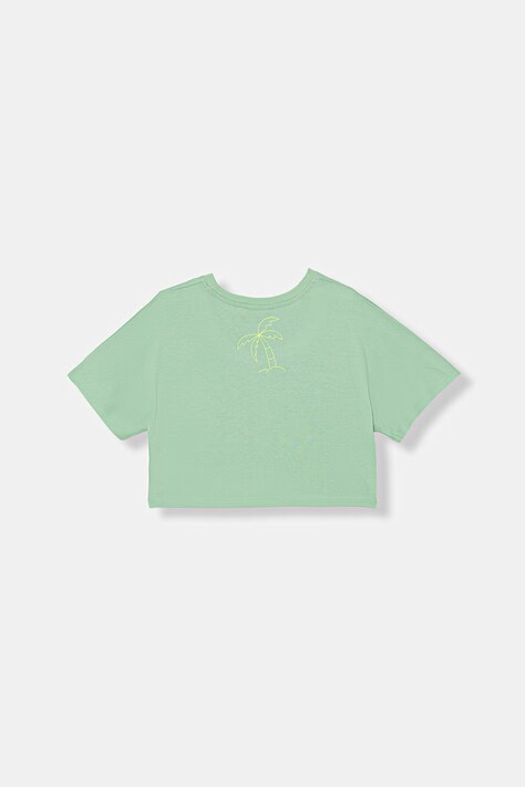 United Colors of Benetton футболка дитяча бавовняна — SS26-TSG0FY, зелений — фото 2
