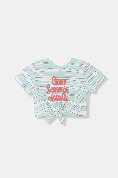 United Colors of Benetton tričko detské bavlnené zelené 3P0UG10N7