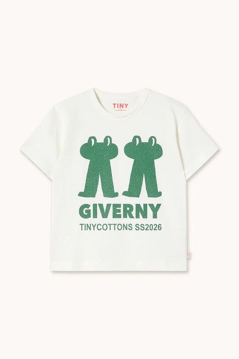 Дитяча бавовняна футболка Tinycottons FROG & FROG GRAPHIC TEE — фото 2
