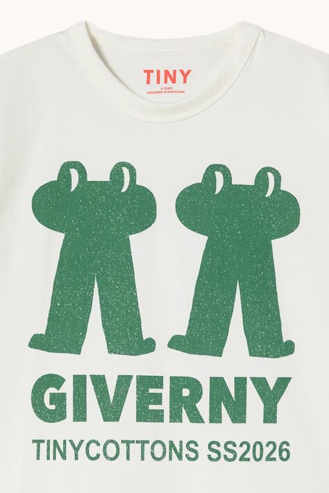 Дитяча бавовняна футболка Tinycottons FROG & FROG GRAPHIC TEE — фото 4