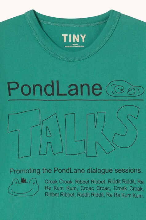 Дитяча бавовняна футболка Tinycottons PONDLANE GRAPHIC TEE — фото 4