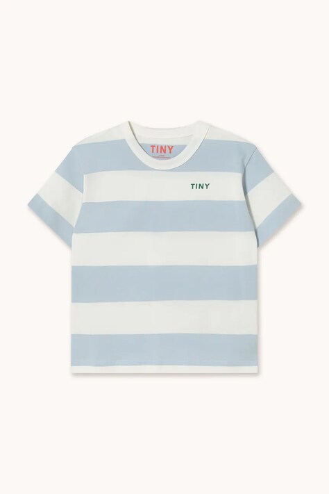 Дитяча бавовняна футболка Tinycottons STRIPES KNIT TEE — фото 2