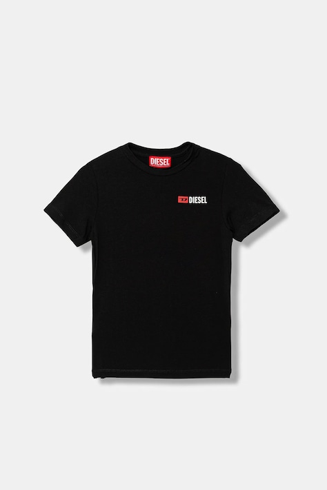 Diesel tricou copii UTRIM UW T-SHIRT culoarea negru, cu imprimeu, J02691