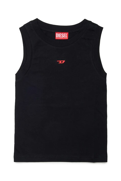 Diesel t-shirt bawełniany dziecięcy MTIARDY T-SHIRTS kolor czarny z nadrukiem J02741