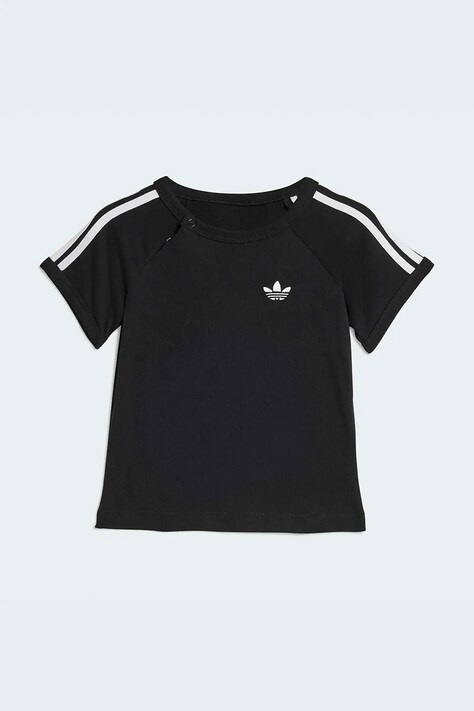 adidas Originals t-shirt dziecięcy kolor czarny z aplikacją KD1013