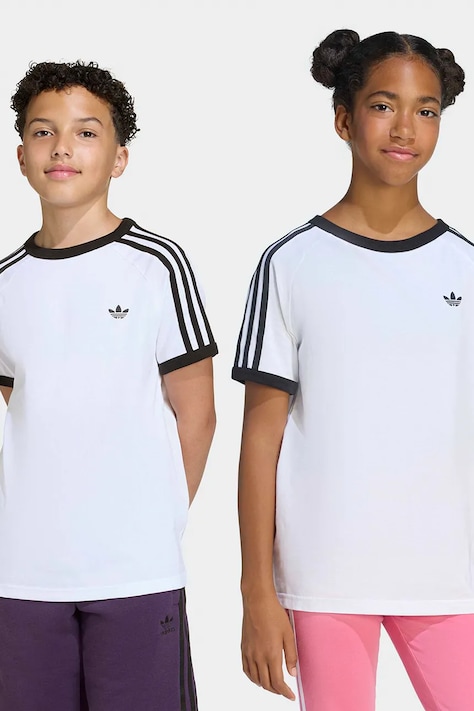 adidas Originals majica za djecu od pamuka plava KE0920