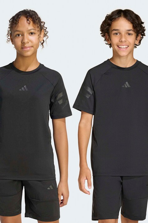 adidas T-shirt παιδικό βαμβακερό μαύρο