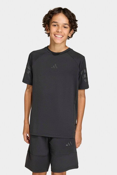 adidas T-shirt dziecięcy bawełniany czarny