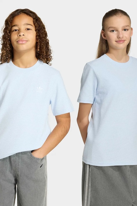 adidas Originals tričko dětské bavlněné modré KD5529