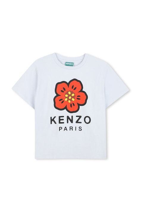 Παιδικό βαμβακερό μπλουζάκι Kenzo Kids χρώμα: μπλε, K61698